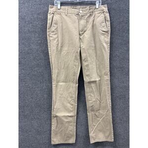 Bonobos Men's Straight Leg Flat Front Chinos Khaki Pants Size 34x36 Beige